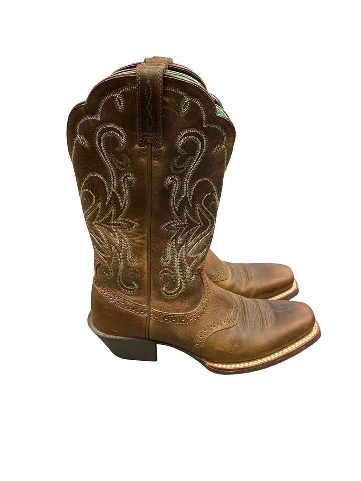 Ariat Shoe Size 6.5 Brown Leather Legend Western Boots(knee)