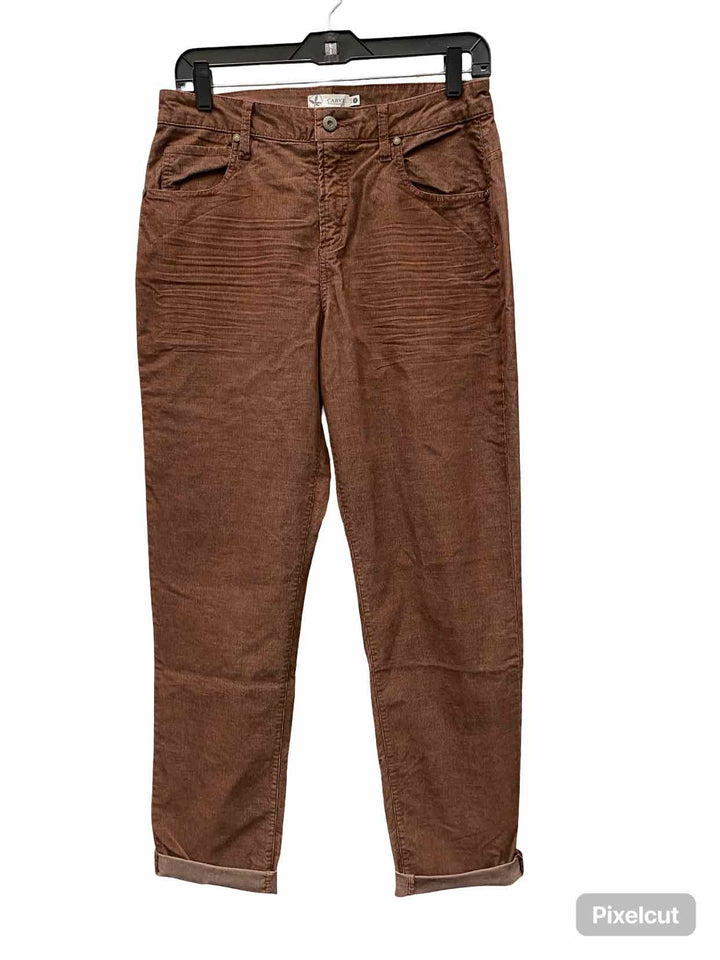 Carve Designs Size 8 Brown Pants