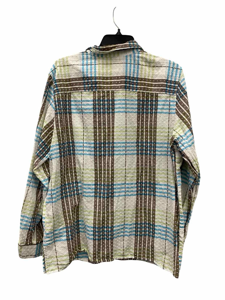 Foxcroft Size 15 Multi-Color Long Sleeve Shirts