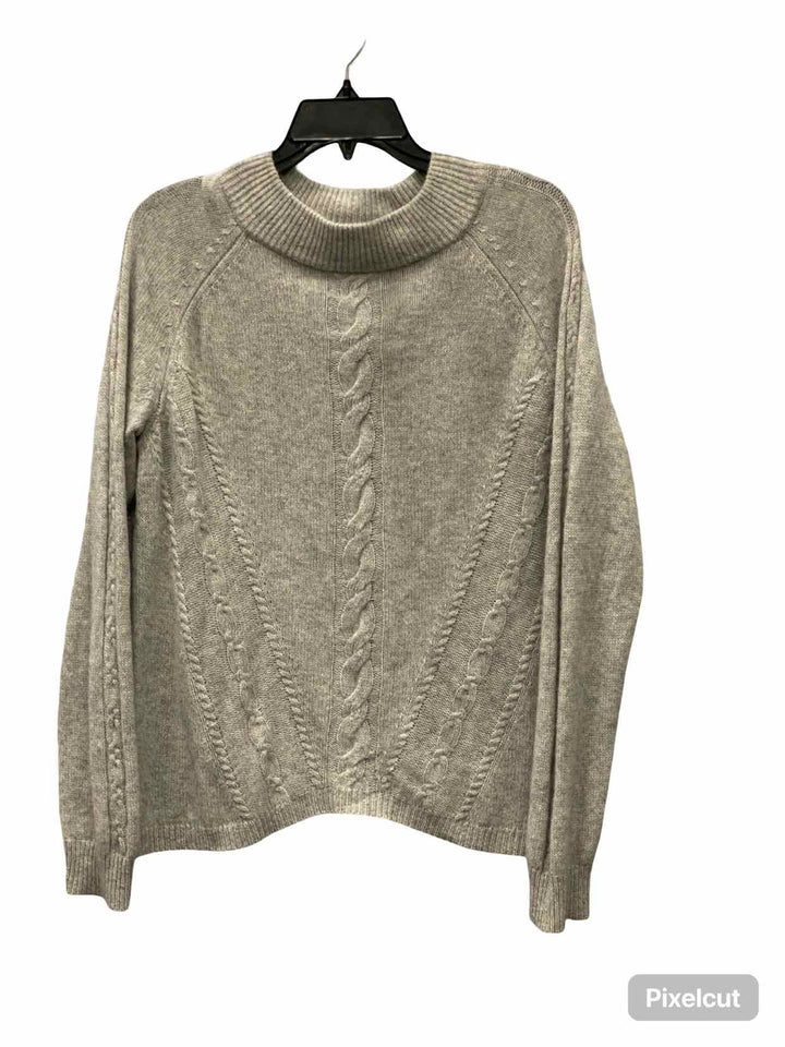 Nanette Lepore Size XL Grey 100% cashmere Sweater