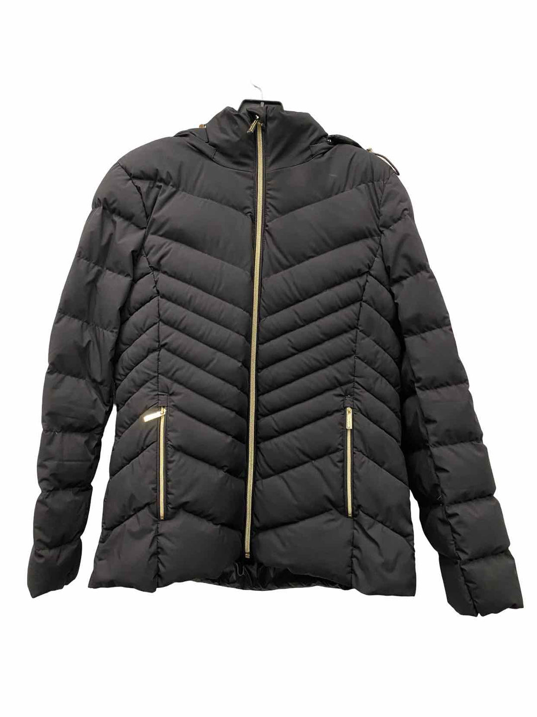 Michael Kors Size M Black Gold Coat(Long)