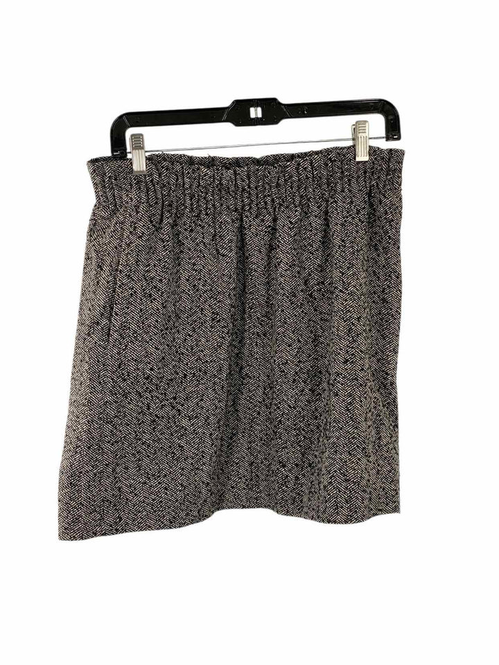 J Crew Size 8 Gray Tweed Skirt