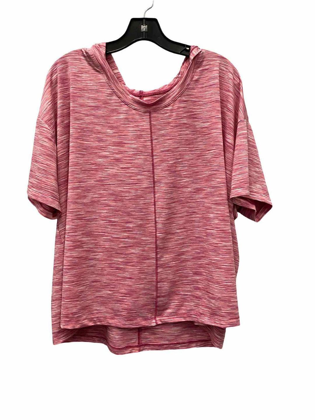 livi Size 18/20 Pink Heather Athletic Short Sleeve