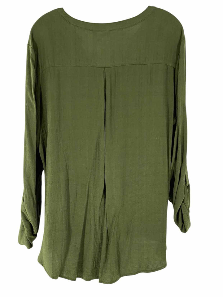 August Mist Size XL Green Long Sleeve Shirts