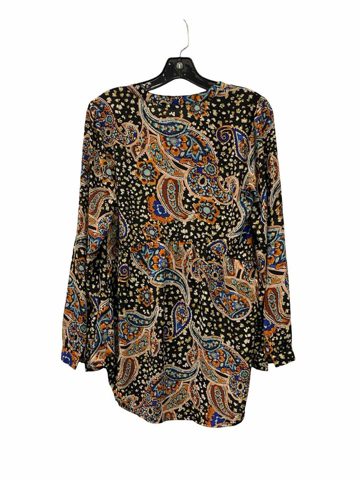 DR2 Size S Multi-Color Print Long Sleeve Shirts