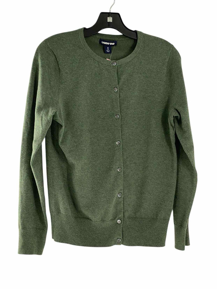 Lands End Size S Green Long Sleeve Shirts