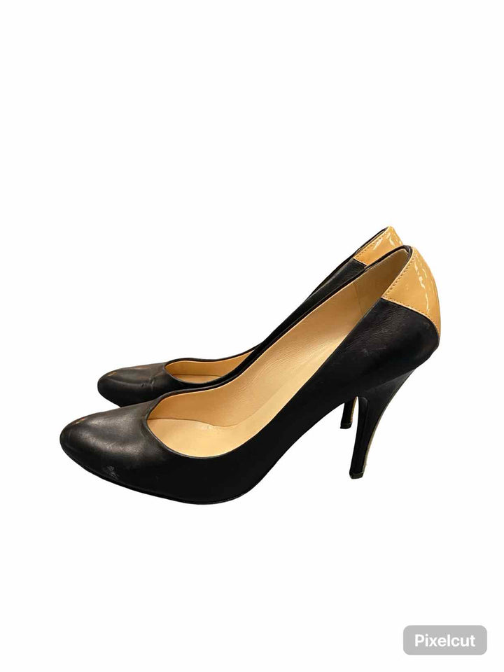 Escada Shoe Size 38 Black Leather Heels