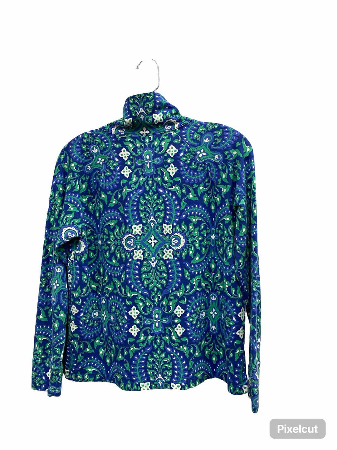 Talbots Size S Blue Green Athletic Long Sleeve