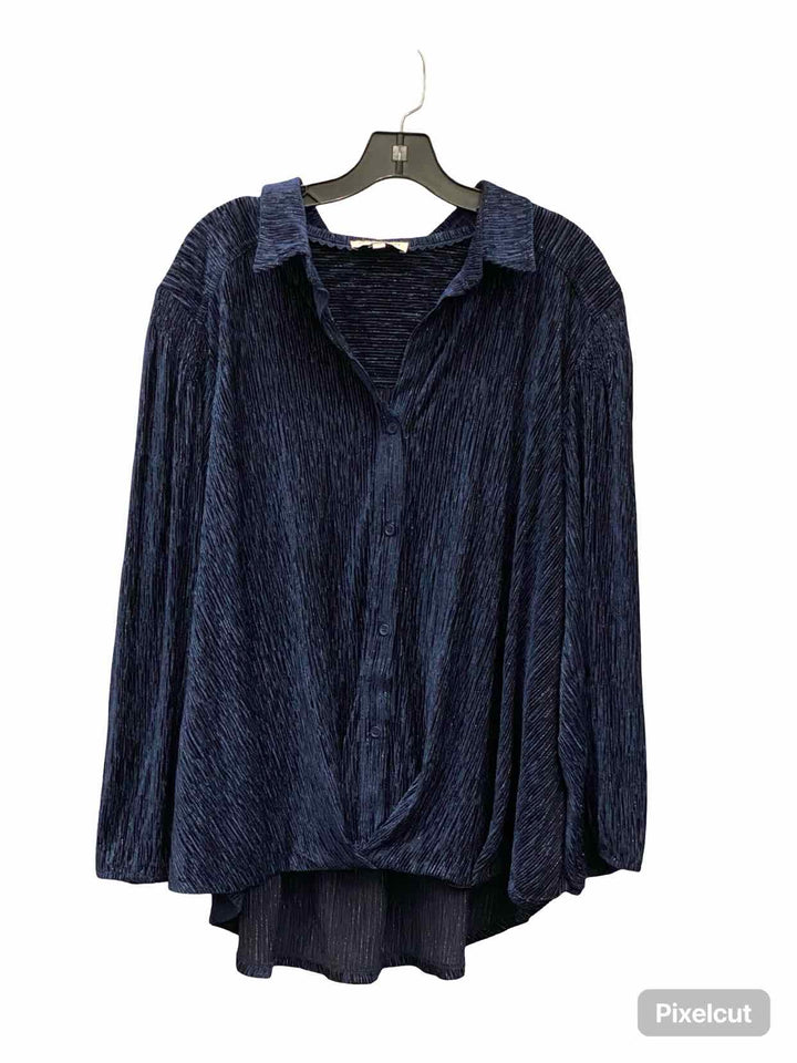 Skies are Blue Size 2X Blue Sweater