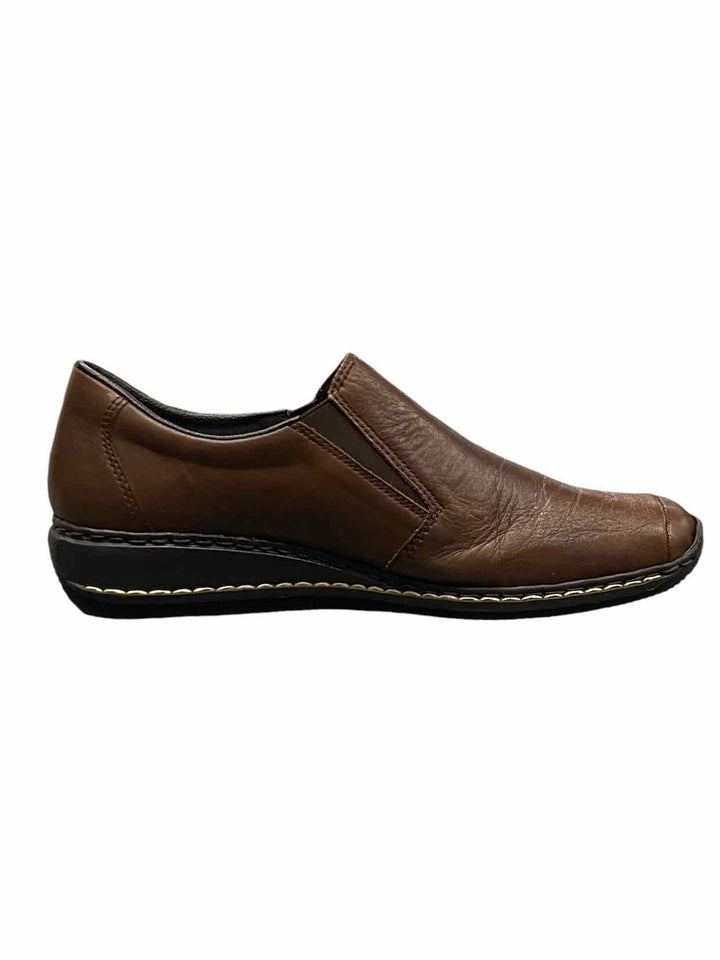 Rieker Shoe Size 38 Brown Loafers