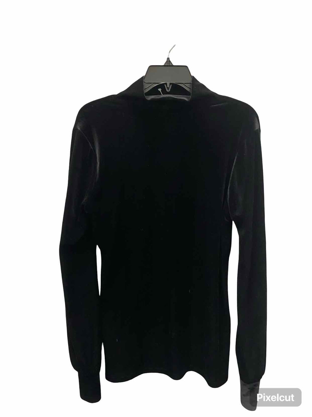 Halogen Size 1X Black Velvet Long Sleeve Shirts