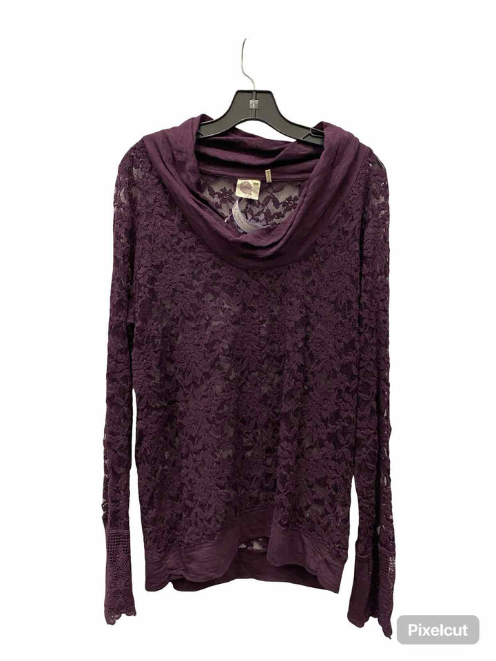 Lilka Size L Purple Lace Jacket