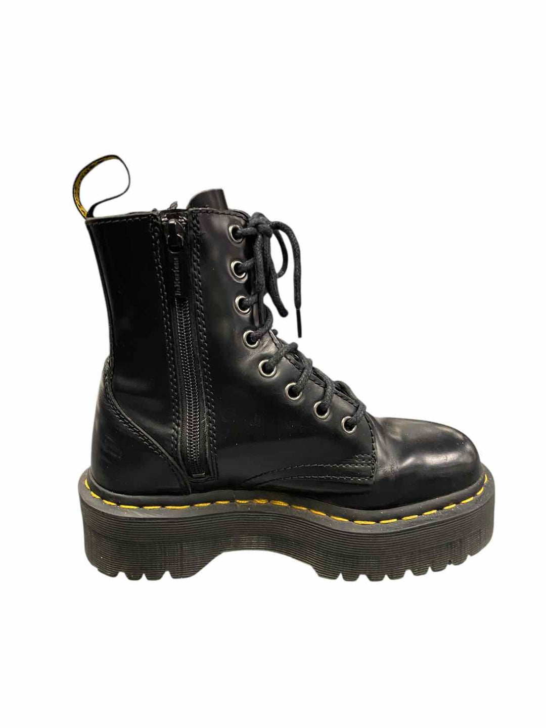 Dr. Marten Shoe Size 5 Black Leather Jadon Boots(Ankle)