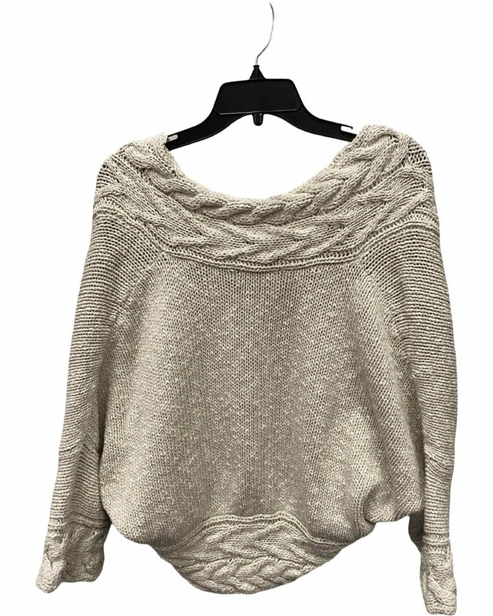 Massimo Dutti Size L Off White Sweater