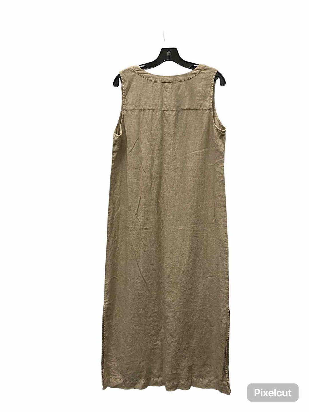J Jill Size M Beige 100% Linen Dress