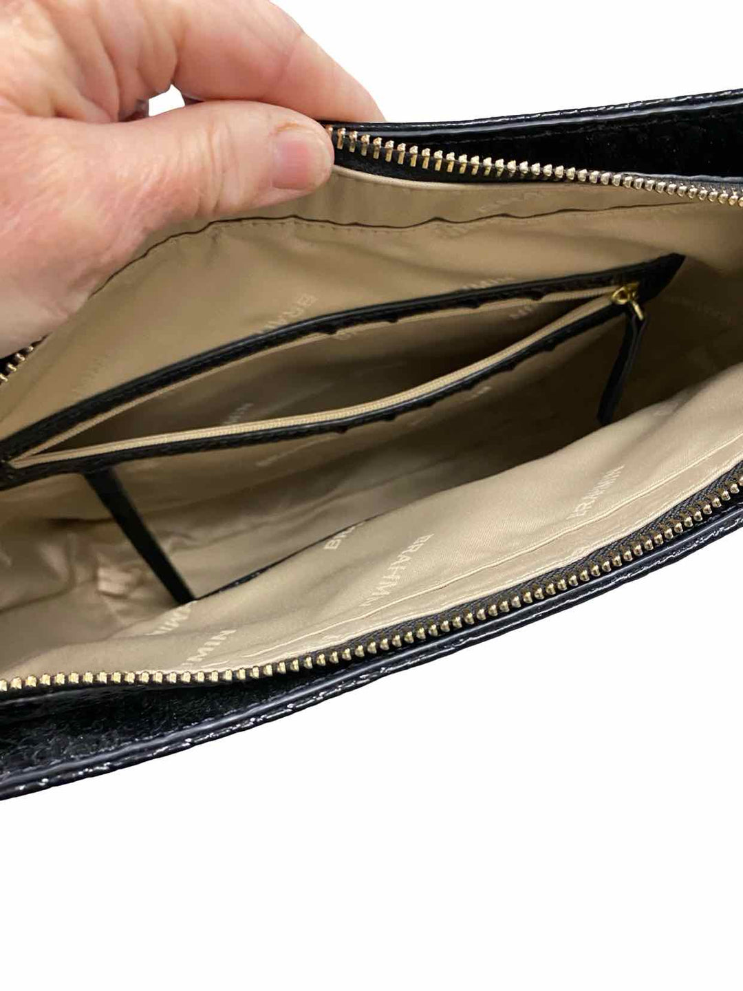 Brahmin Black Leia Crossbody Purse