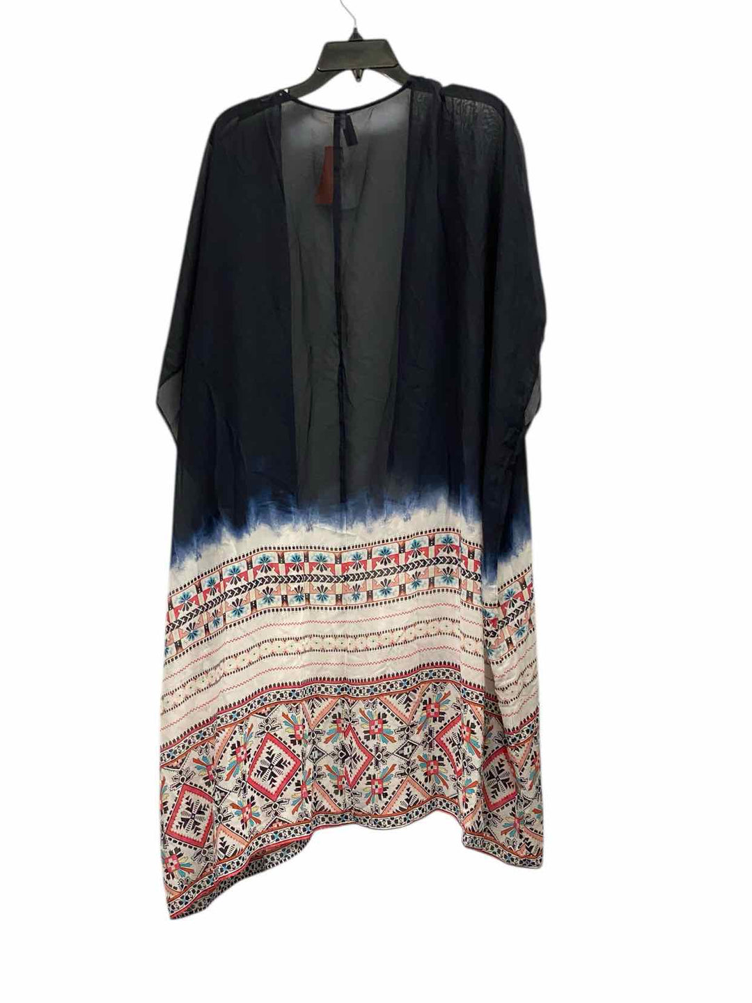 Lane Bryant Size One Size Blue Cardigan Short Sleeve Shirts