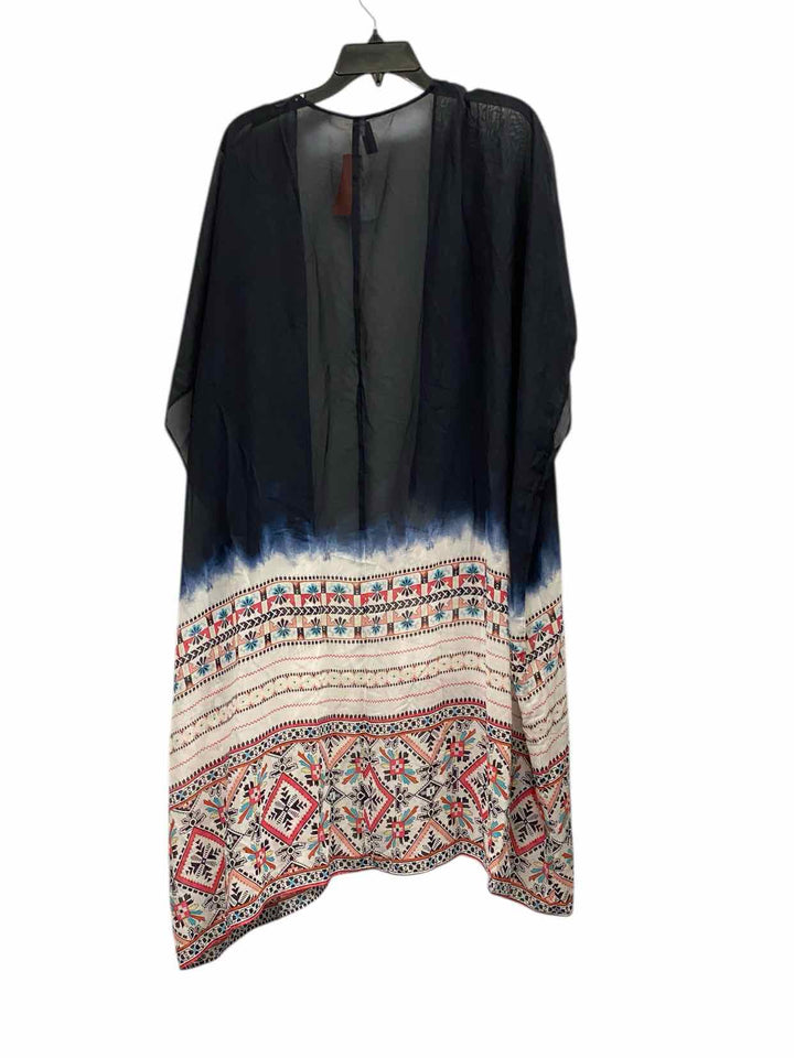 Lane Bryant Size One Size Blue Cardigan Short Sleeve Shirts