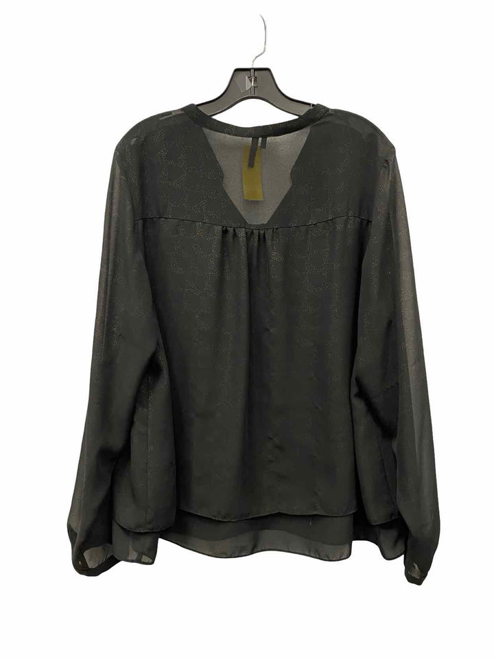 Maurices Size XXL Black Long Sleeve Shirts