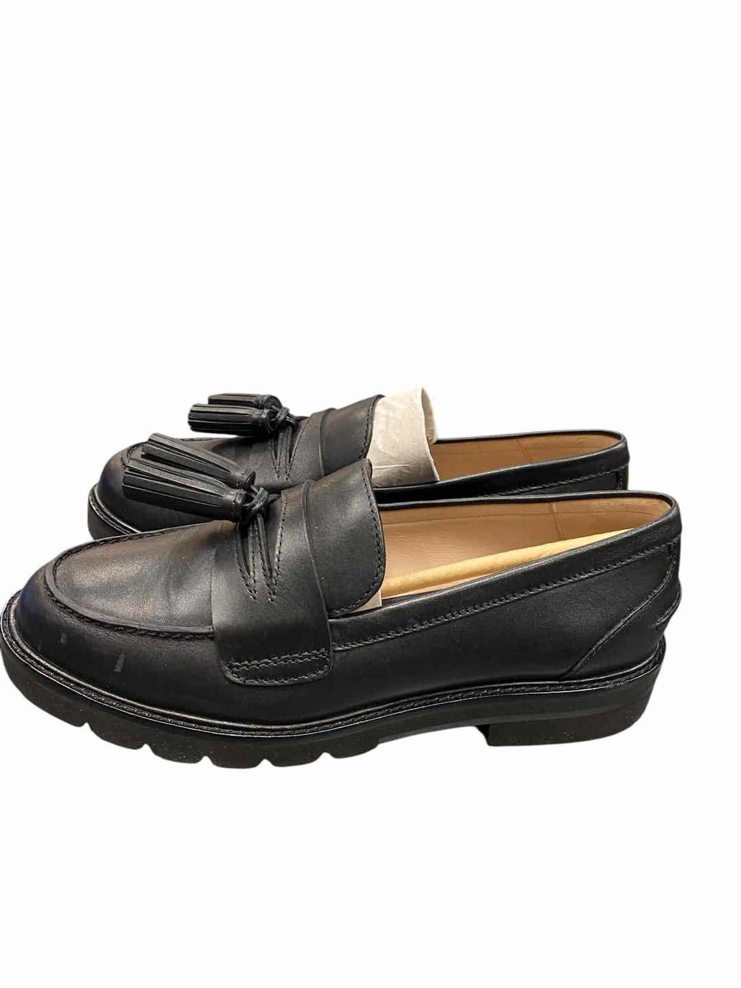 Stuart Weitzman Shoe Size 7 Black Leather NWOT Loafers
