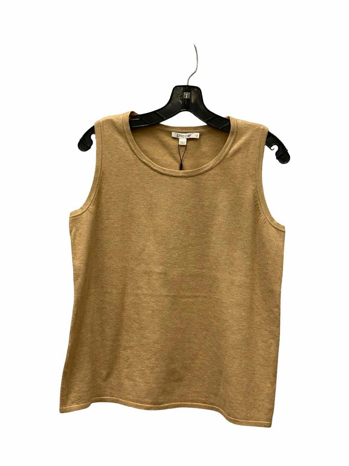 Chico's Size 1(8/10) Brown Tank Top