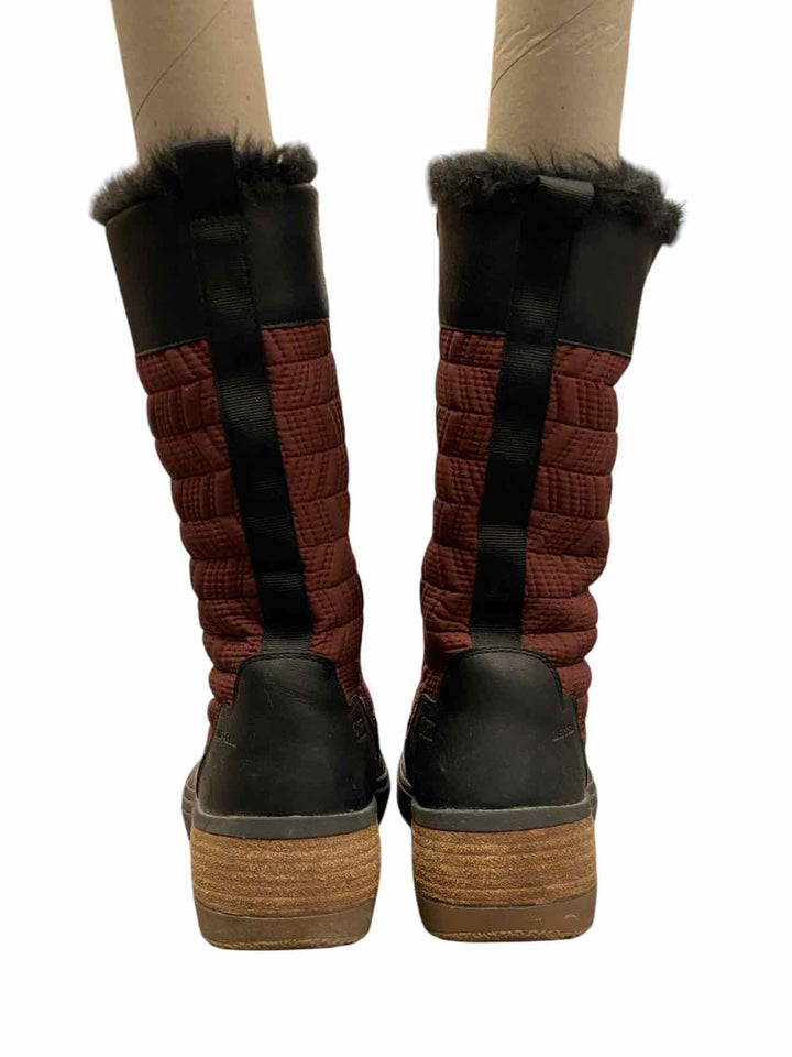 Merrell Shoe Size 8 Black Red Winter Boots(Ankle)