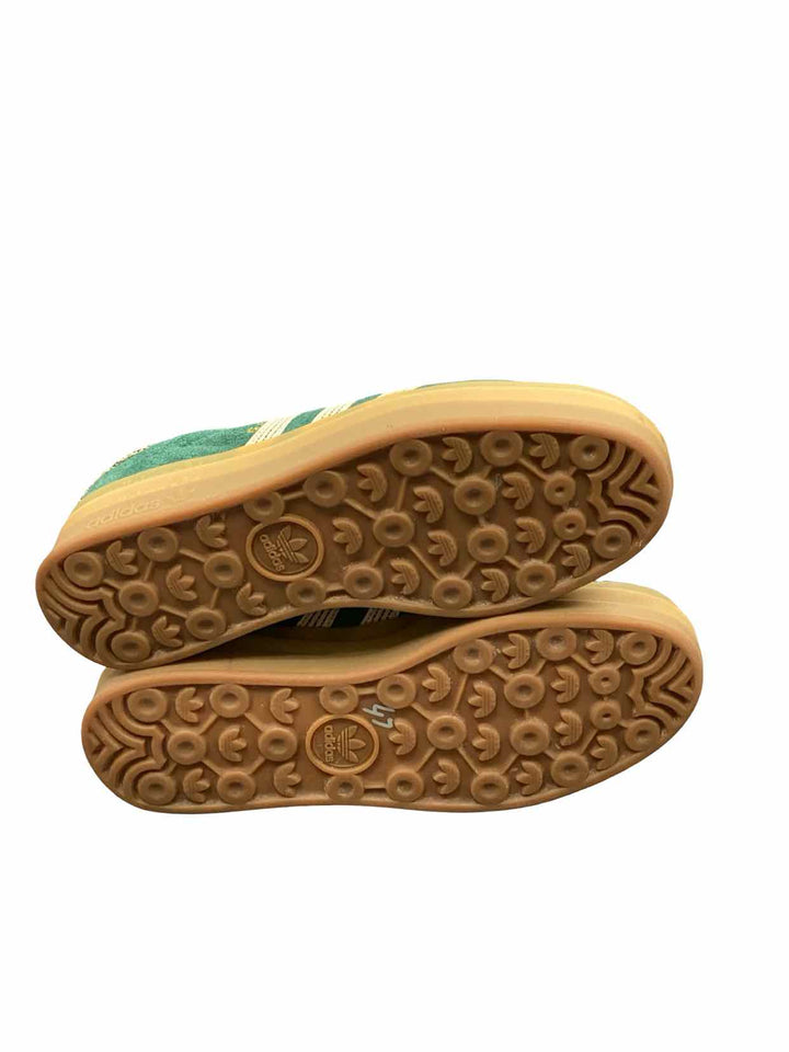 Adidas Shoe Size 11 Green Leather Gazelle Bold Sneakers