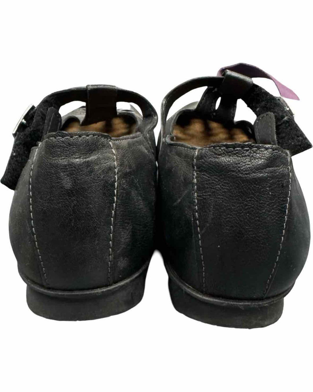 Taos Shoe Size 39 Black Leather Garden Shoe Flats