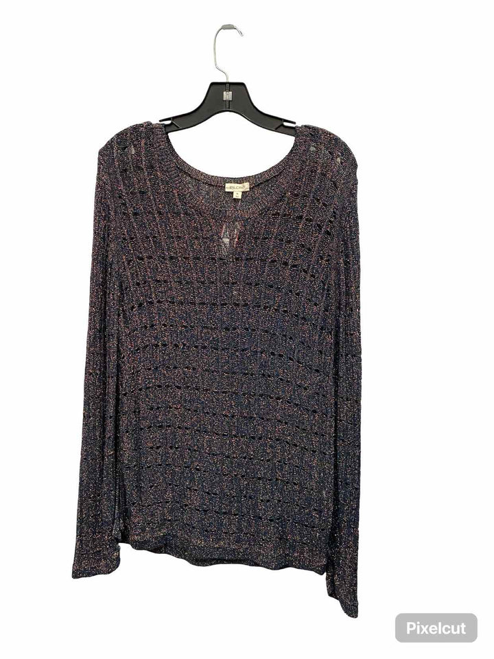 Pilcro Size M Teal Sparkly Sweater