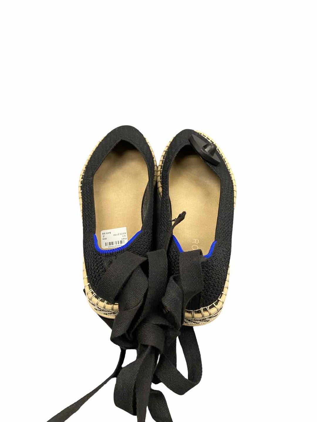 Rothy's Shoe Size 9.5 Black The D'Orsay Espadrille Flats