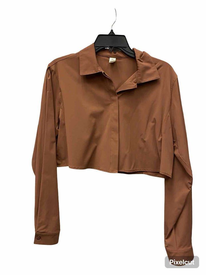 ALO YOGA Size XS Orange Athletic Jacket