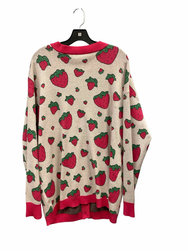 Pixar Size L Pink Green Sweater