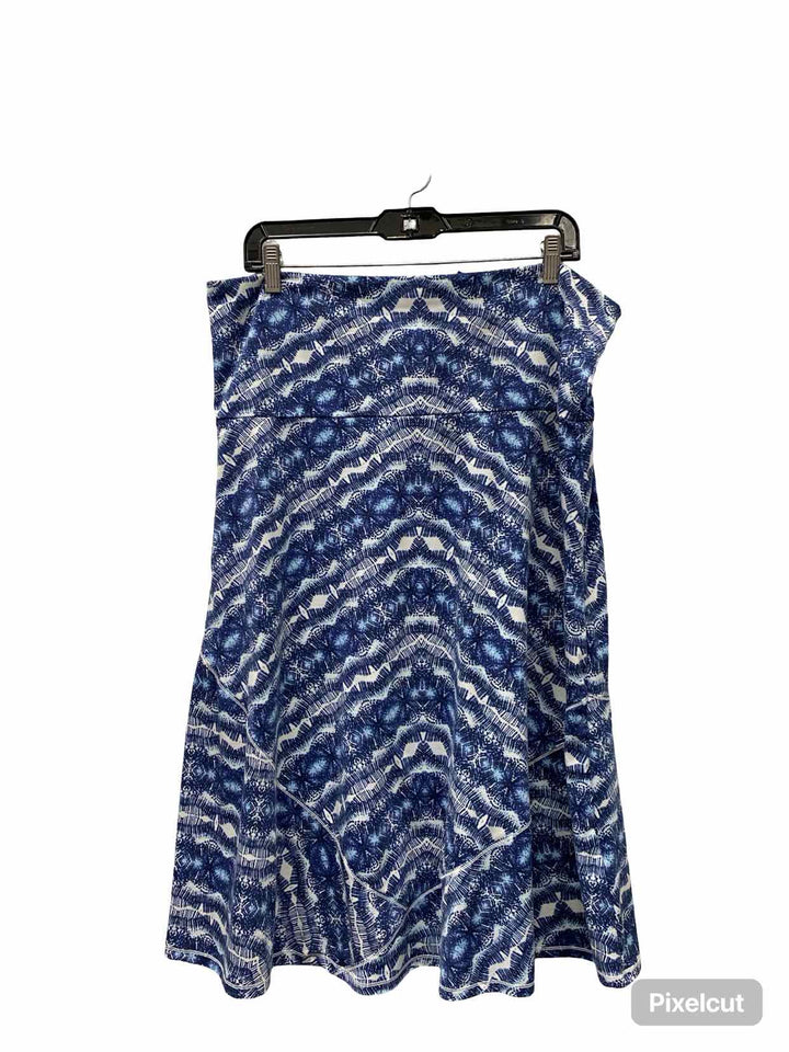 Exofficio Size XL Blue White Skirt