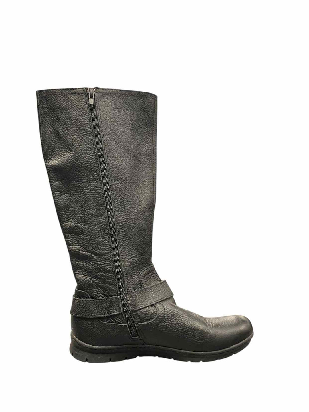 BOC Shoe Size 7.5 Black Leather Boots(knee)