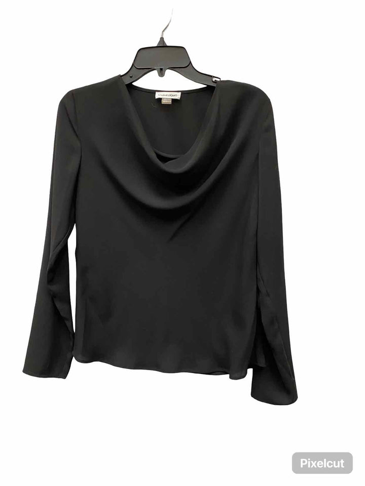 Calvin Klein Size XS Black Long Sleeve Shirts
