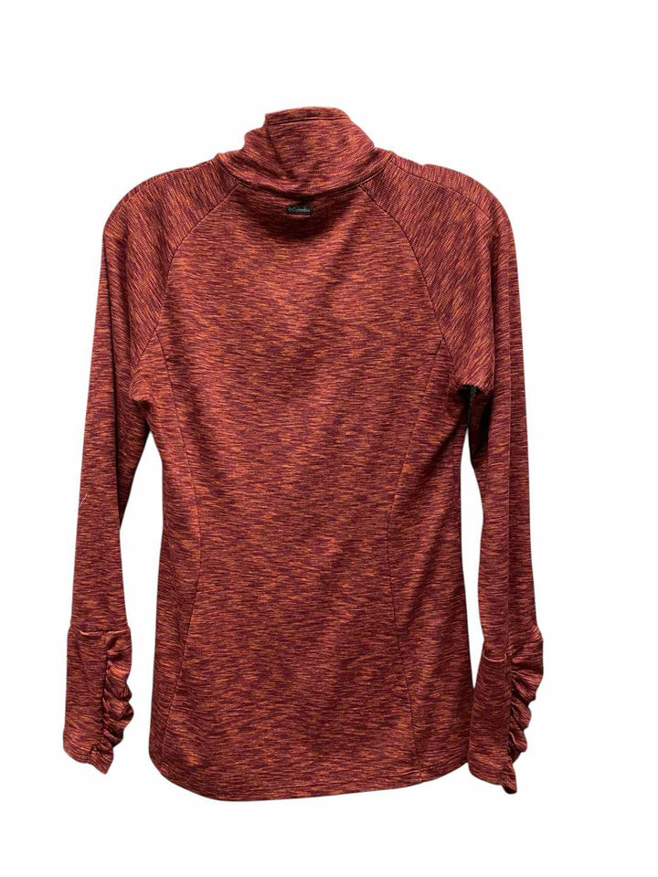 Columbia Size M Red Athletic Long Sleeve