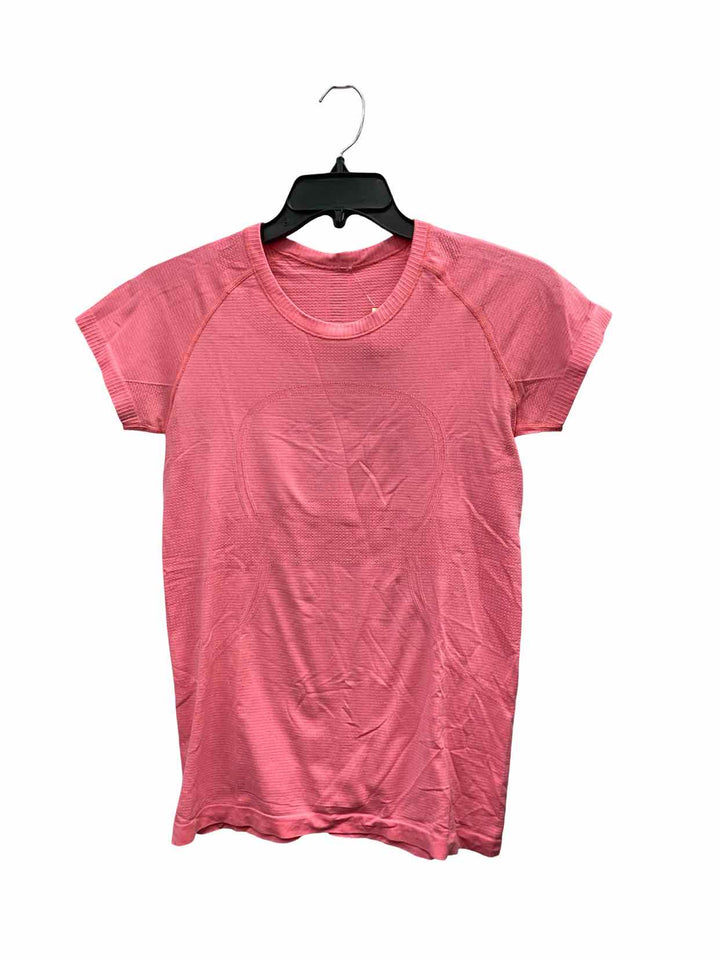 Lululemon Size M Pink Athletic Short Sleeve