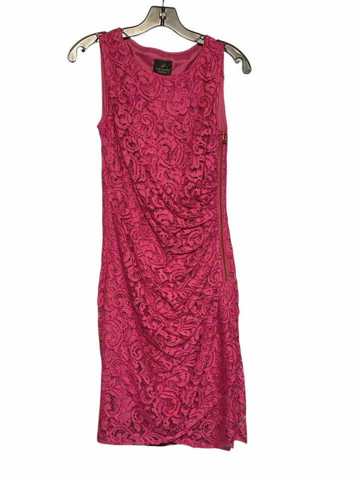 Adriana Papell Size 4 Pink Dress