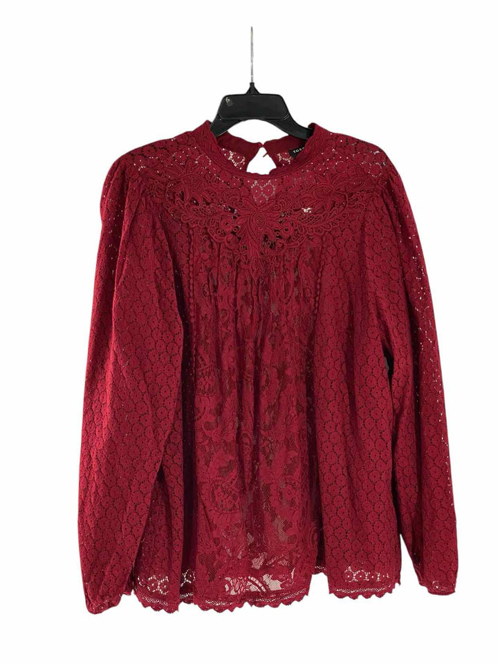 Torrid Size 3 Red Long Sleeve Shirts