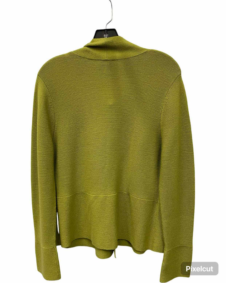 Eileen Fisher Size M Green 100% Merino Wool Sweater