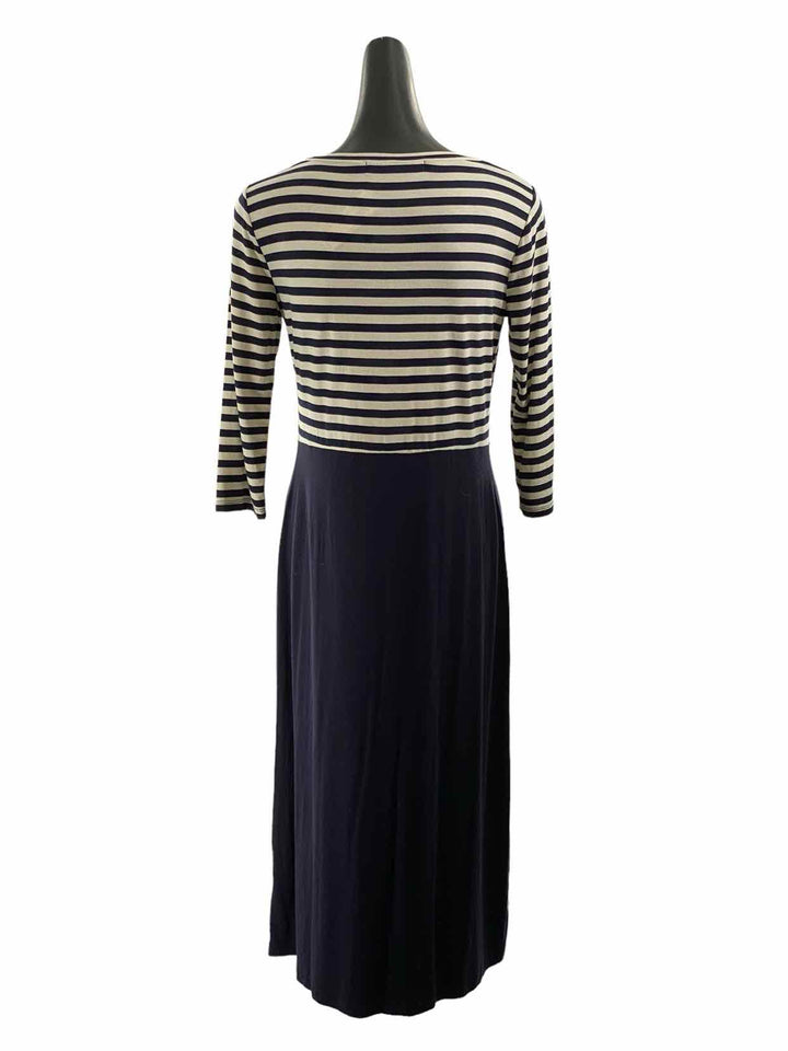 Sonnet James Size M Blue Cream Stripe Dress