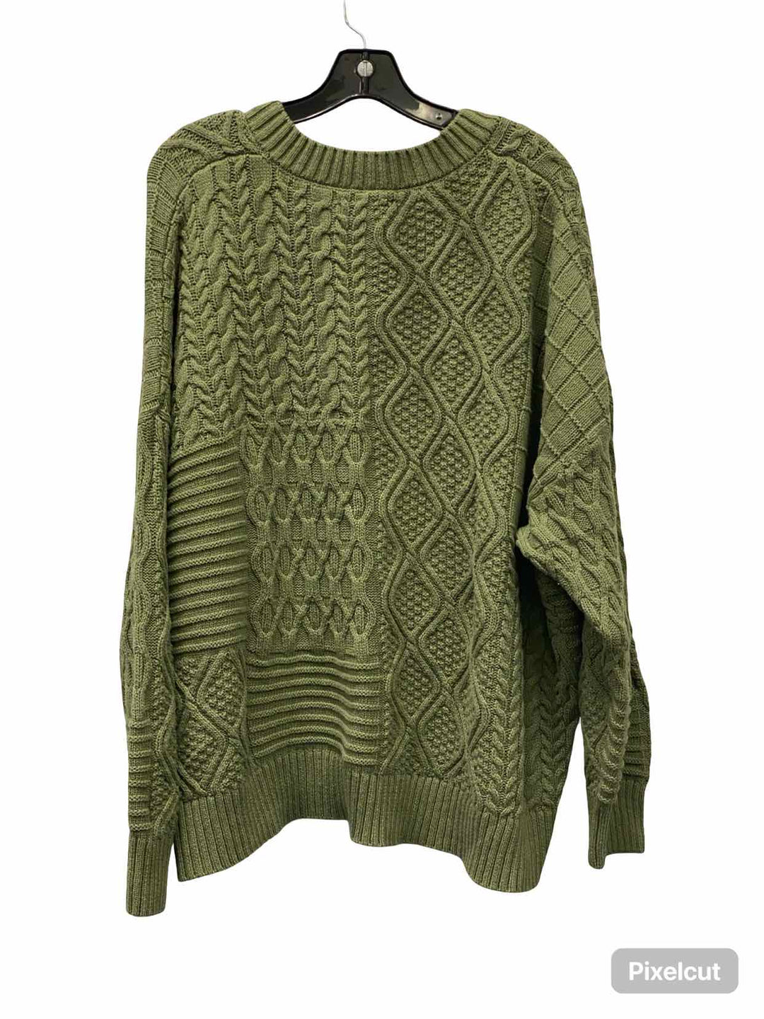 Natural Reflections Size 2X Green Sweater