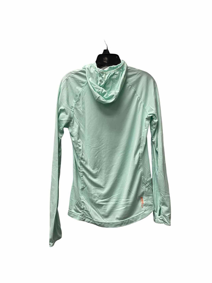 Grundens Size S Aqua Athletic Long Sleeve