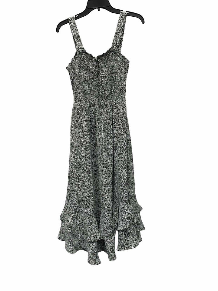 Grace Karin Size S Green White Floral NWT Dress
