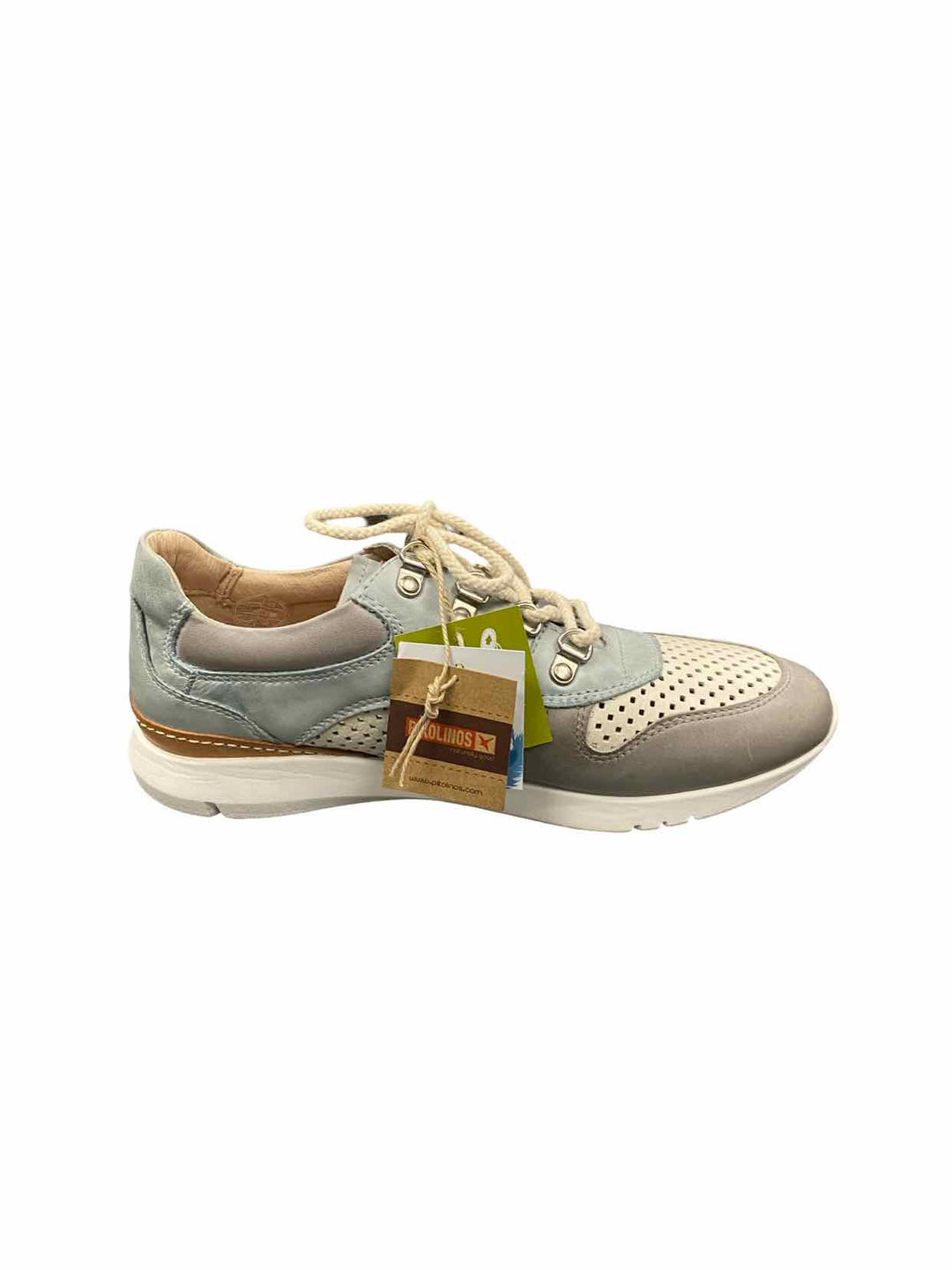 Pikolinos Shoe Size 40 Blue Grey Perforated Sneakers