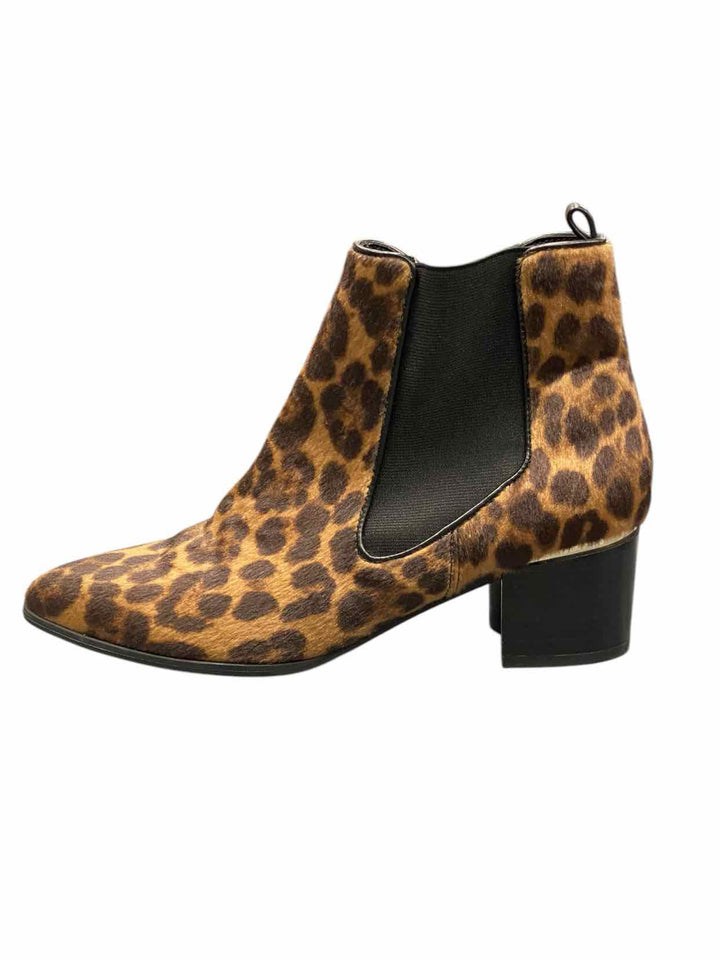 Nine West Shoe Size 9.5 Brown Cheetah Boots(Ankle)