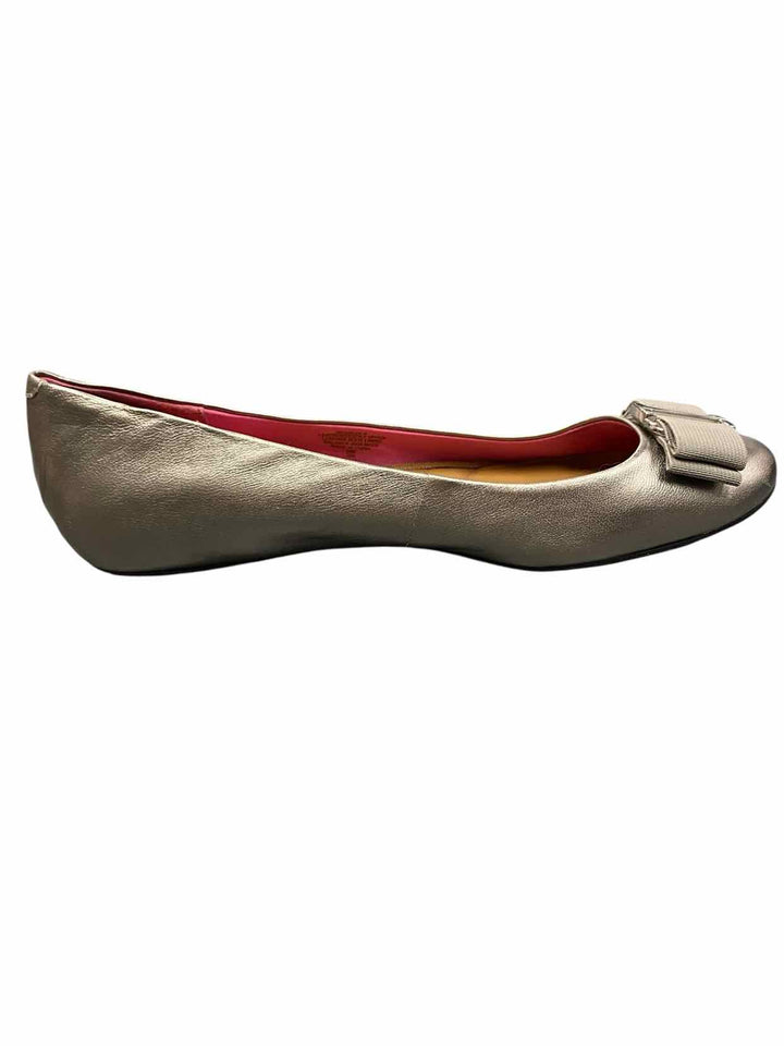 Isaac Mizrahi Live Shoe Size 8 Silver Flats
