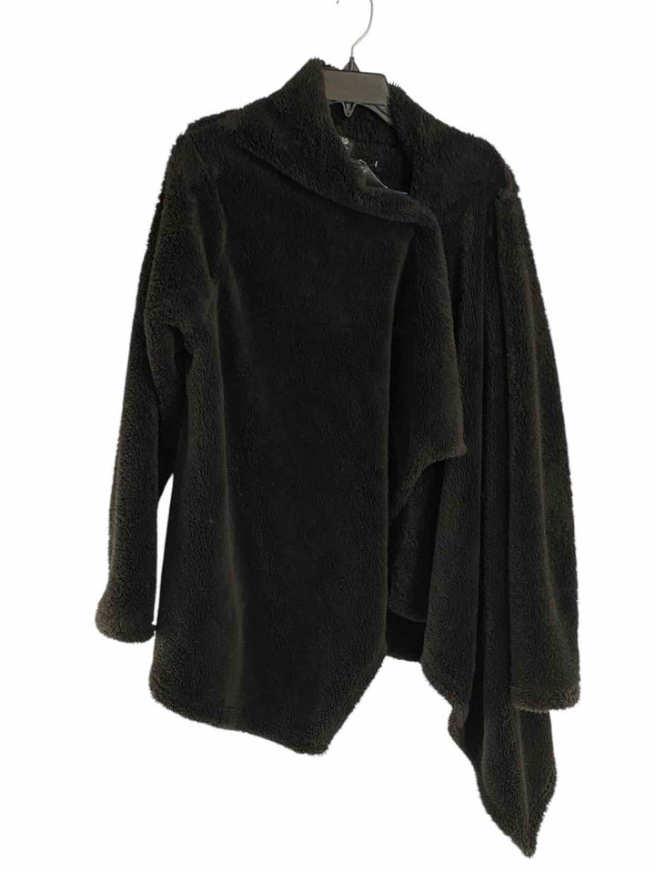 Bobeau Size L Black Fleece Sweater