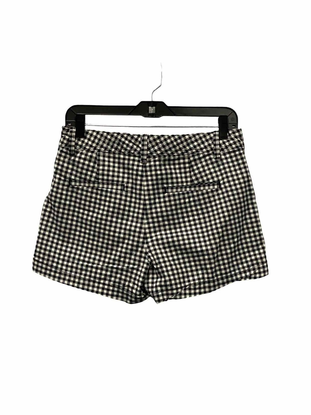 Gap Size 4 Black White Checkered Shorts
