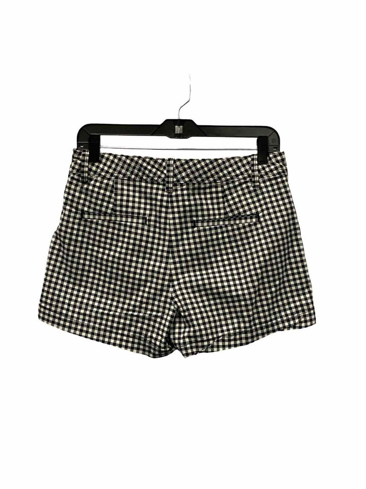 Gap Size 4 Black White Checkered Shorts